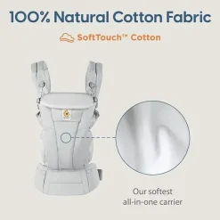 Ergobaby - Omni Dream Carry Positions All Carry Positions SoftTouch Cotton Baby Carrier, Natural Dots Outlet