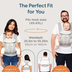 Ergobaby - Omni Dream Carry Positions All Carry Positions SoftTouch Cotton Baby Carrier, Natural Dots Outlet