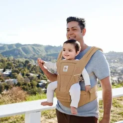 Ergobaby - Porta-bebês Alta Hip Seat, Camel Brown New