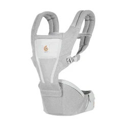 Ergobaby - Porta-bebês Alta Assento Quadril, Cinza Pérola Fashion