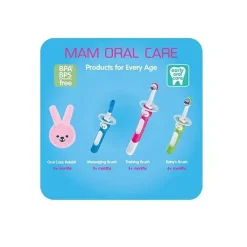 Mam Escova de dentes massageadora 3+ meses, limpador de gengiva e massageador - azul Outlet