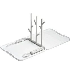 Boon Escovas de garrafa portáteis , conjunto de limpeza e secagem de bomba de mama, rack de secagem compacto tamanho Tarvel e conjunto de escovas de garrafa New