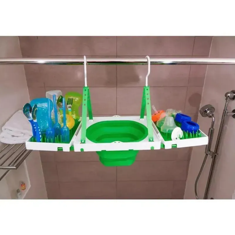 estante_de_secagem_portti_SKUCJxrGUVn_8.webp SinkBoss Estante de Secagem Portátil , VerdeBranco Best