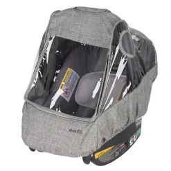 Evenflo Infant Carrier Weather Shield Cinza Melange New