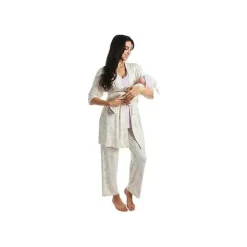 Everly Grey - Conjunto de calças PJ de maternidade e enfermagem 3Pk Analise para mamãe, Bali Sale