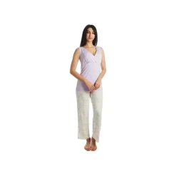 Everly Grey - Conjunto de calças PJ de maternidade e enfermagem 3Pk Analise para mamãe, Bali Sale