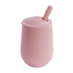 ezpz - Mini Copo + Sistema de Treinamento de Palha, Blush Fashion
