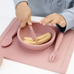 ezpz - utensílios felizes, blush Sale