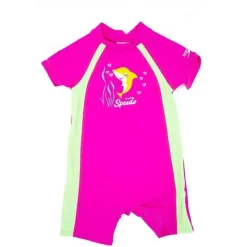 Speedo Fato de banho Kids One Piece 50+ proteção SPF, safira profunda Hot