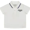 Fendi Baby - Baby Boy Short Sleeve Polo Tee Logo Embroidery Fashion
