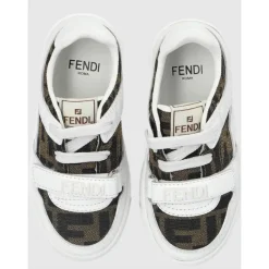 Fendi Baby - Babylace Up Velcro Ff Detailed Sneakers Online
