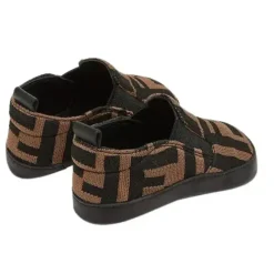 Fendi Baby - Ff Allover Slip On Sapato de berço Outlet