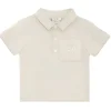 Fendi Baby - Polo Bege para Bebê em Jersey de Algodão com Bolso no Peito Clearance