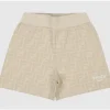 Fendi Baby - Shorts com logotipo FF para menino Clearance