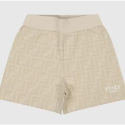 Fendi Baby - Shorts com logotipo FF para menino Clearance