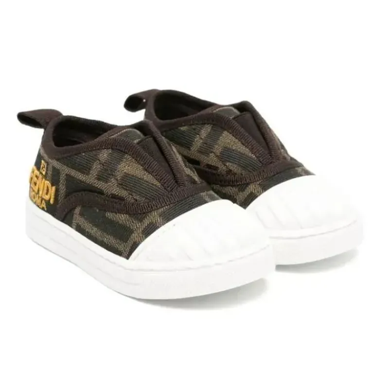 fendi_baby__tnis_tobacco__SKUgzMdrjBI_0.webp Fendi Baby - Tênis Tobacco Jacquard Júnior para Primeiros Passos Discount