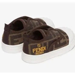 Fendi Baby - Tênis Tobacco Jacquard Júnior para Primeiros Passos Discount