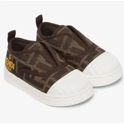 Fendi Baby - Tênis Tobacco Jacquard Júnior para Primeiros Passos Discount