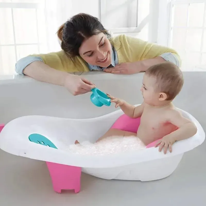 fisher_price__banheira_de_SKUJSL5QOkx_9.webp Fisher-Price Fisher Price - Banheira de Bebê 4 em 1 Sling 'N Seat Banheira, Menina Fashion