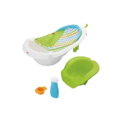 Fisher-Price Fisher Price - Banheira para bebê 4 em 1 Sling 'N Seat Hot