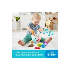 Fisher-Price Fisher Price - Brinquedo de bebê com tigelas de mistura de cores mágicas New