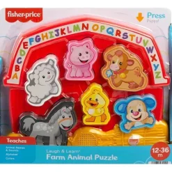 Fisher-Price Fisher Price - Brinquedo Quebra-Cabeça Quebra-Cabeça Brinquedo Quebra-Cabeça De Animais De Fazenda De Brinquedo Quebra-Cabeça Brinquedo De Brincar Fashion