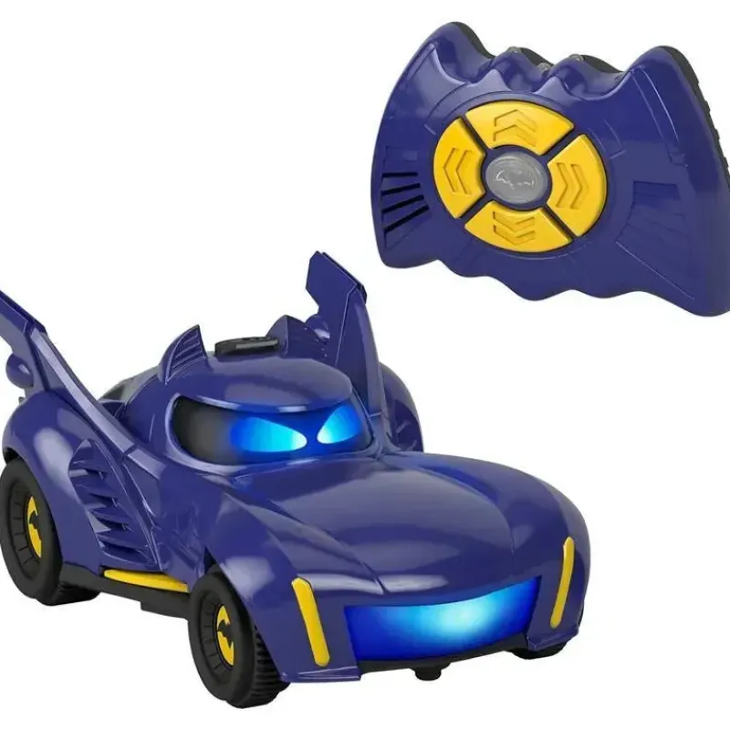 fisher_price__carro_de_co_SKUIrZqZllS_0.webp Fisher-Price Fisher Price - Carro de controle remoto DC Batwheels, Bam The Batmobile Transforming RC com luzes, sons e frases de personagens New