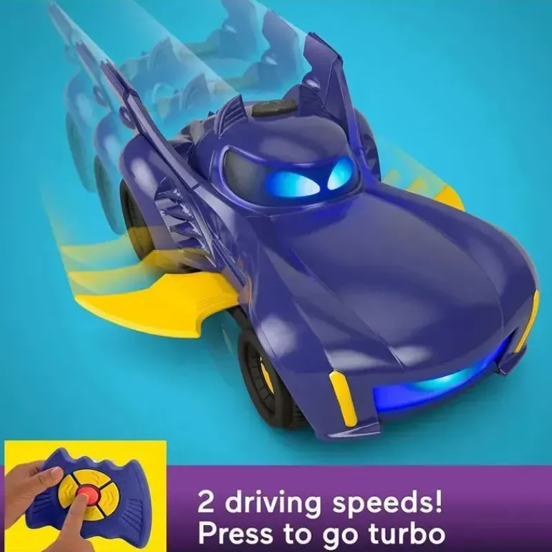 fisher_price__carro_de_co_SKUIrZqZllS_3.webp Fisher-Price Fisher Price - Carro de controle remoto DC Batwheels, Bam The Batmobile Transforming RC com luzes, sons e frases de personagens New