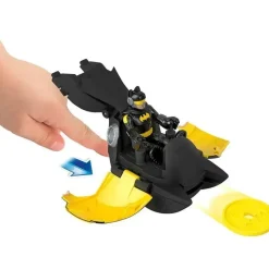Fisher-Price Fisher Price - Imaginext DC Super Friends Batman Toy Head Shifters Figure & Batwing Vehicle Set Hot