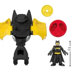 Fisher-Price Fisher Price - Imaginext DC Super Friends Batman Toy Head Shifters Figure & Batwing Vehicle Set Hot