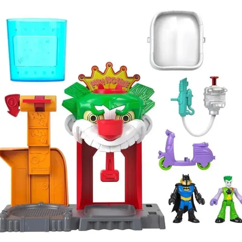 fisher_price__imaginext_d_SKUJjZb8UPi_0.webp Fisher-Price Fisher Price - Imaginext DC Super Friends Batman Toy The Joker Funhouse Playset Trocadores de cores com 2 figuras Sale