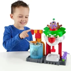 Fisher-Price Fisher Price - Imaginext DC Super Friends Batman Toy The Joker Funhouse Playset Trocadores de cores com 2 figuras Sale