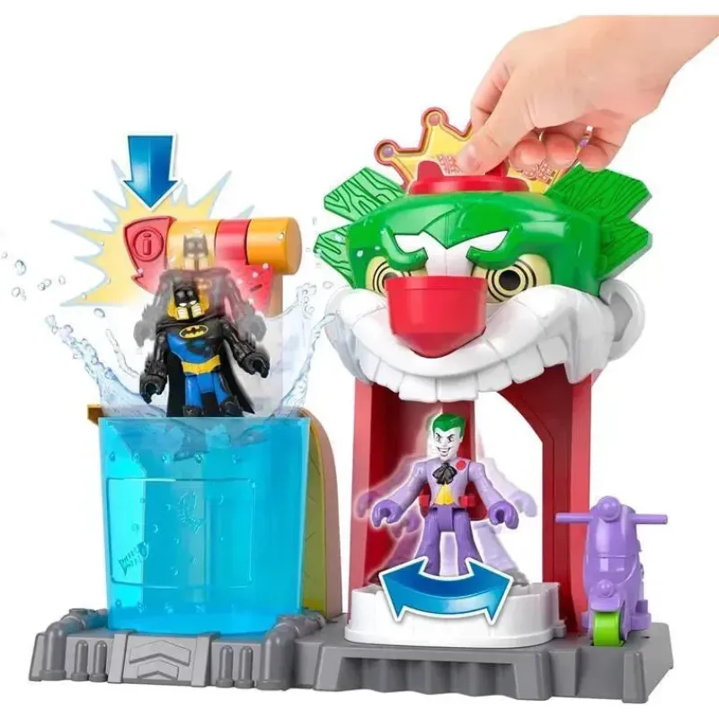 fisher_price__imaginext_d_SKUJjZb8UPi_2.webp Fisher-Price Fisher Price - Imaginext DC Super Friends Batman Toy The Joker Funhouse Playset Trocadores de cores com 2 figuras Sale