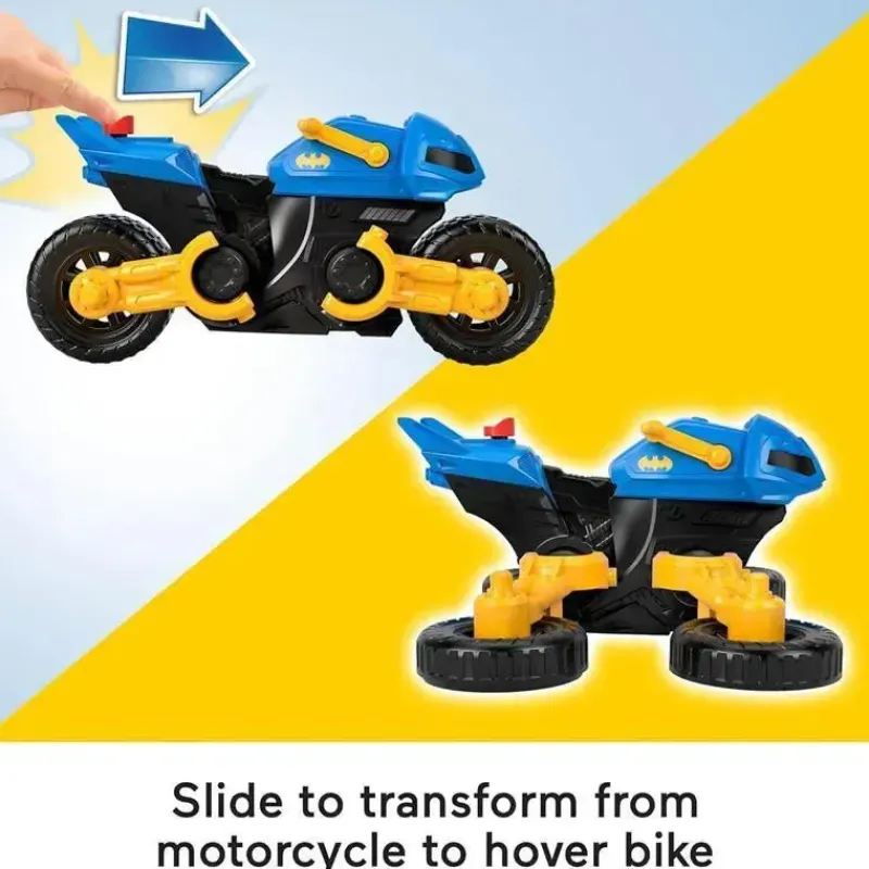 fisher_price__imaginext_d_SKUfj3wsz6Q_2.webp Fisher-Price Fisher Price - Imaginext DC Super Friends Brinquedo do Batman Figura articulável e Batciclo transformador New