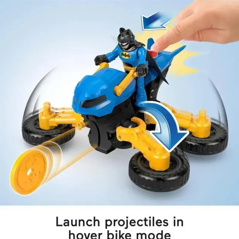 fisher_price__imaginext_d_SKUfj3wsz6Q_3.webp Fisher-Price Fisher Price - Imaginext DC Super Friends Brinquedo do Batman Figura articulável e Batciclo transformador New