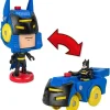 Fisher-Price Fisher Price - Imaginext DC Super Friends Batman Toys Head Shifters Figure &amp; Batmobile Vehicle Set Outlet