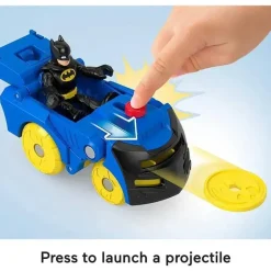 Fisher-Price Fisher Price - Imaginext DC Super Friends Batman Toys Head Shifters Figure & Batmobile Vehicle Set Outlet