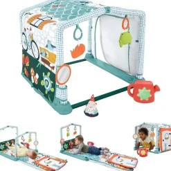 Fisher-Price Fisher Price - Playmat 3 em 1 Crawl & Play Activity Gym Best
