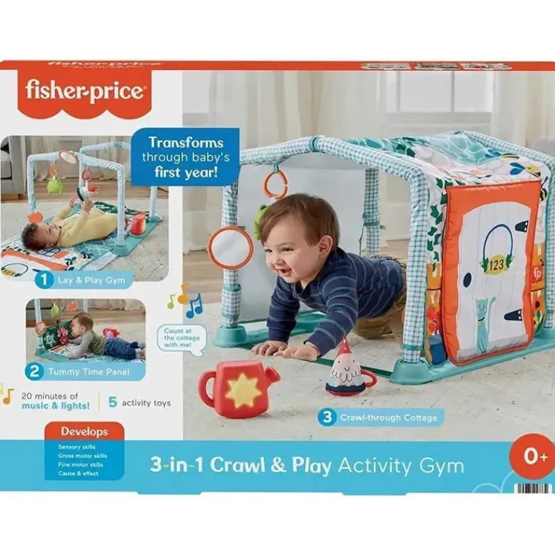 fisher_price__playmat__em_SKUkmlSn8WN_1.webp Fisher-Price Fisher Price - Playmat 3 em 1 Crawl & Play Activity Gym Best