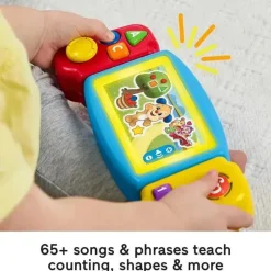Fisher-Price Fisher Price - Ria e aprenda brinquedo para bebês e crianças pequenas Twist &amp; Learn Gamer Finja videogame com luzes e música Sale