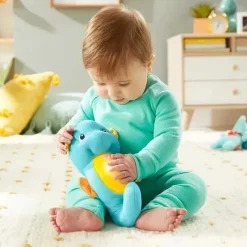 Fisher-Price Fisher Price - Soothe 'N Glow, Azul Cavalo Marinho Fashion