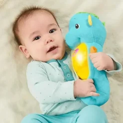 Fisher-Price Fisher Price - Soothe 'N Glow, Azul Cavalo Marinho Fashion