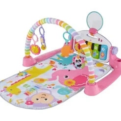 Fisher-Price Fisher Price - Tapete de ginástica de piano Kick & Play Deluxe, rosa Sale