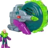 Fisher-Price - Imaginext Dc Super Friends Lex Luther Veículo de Serra Giratória Hot