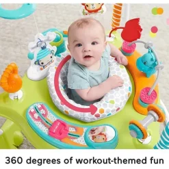Fisher-Price - Jumperoo dobrável divertido de fitness New