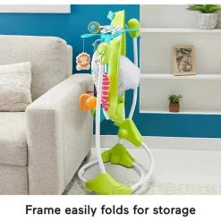 Fisher-Price - Jumperoo dobrável divertido de fitness New