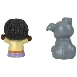 Fisher-Price - Little People, Girl And Grey Dog Outlet