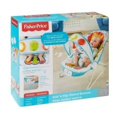 Fisher-Price Kick'n Play Musical Bouncer - Lion Fashion