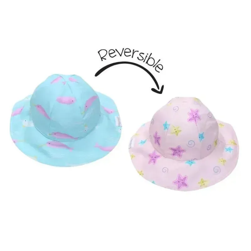 flapjack_kids__chapu_de_s_SKUSf3MJTff_0.webp FlapJack Kids - Chapéu de sol reversível infantil, Narval/Estrela do mar Fashion
