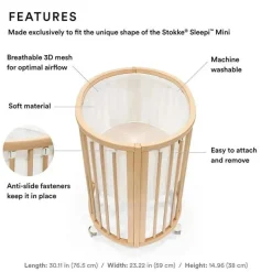 Stokke Forro de malha - Sleepi Mini, branco Discount